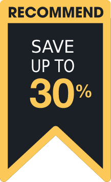 Savings up to 30%